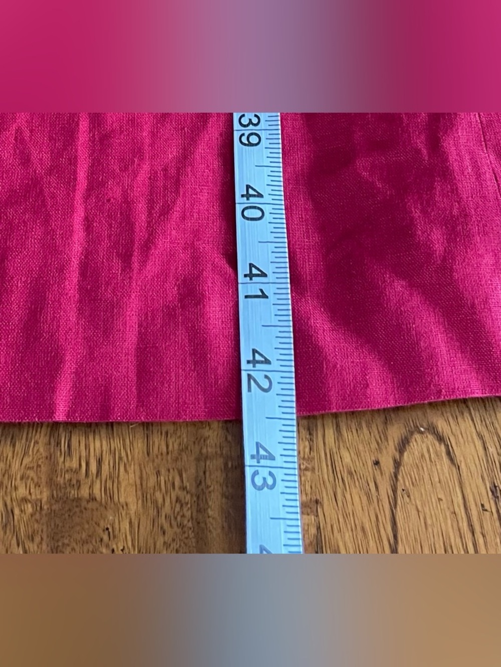 Talbots Vintage 12 True Red 100% Irish Linen Lined Sheath Classic Timeless Work - Picture 13 of 13